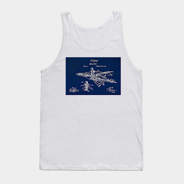 Man Power 1869 Flying Machine, Tank Top by QualitySolution